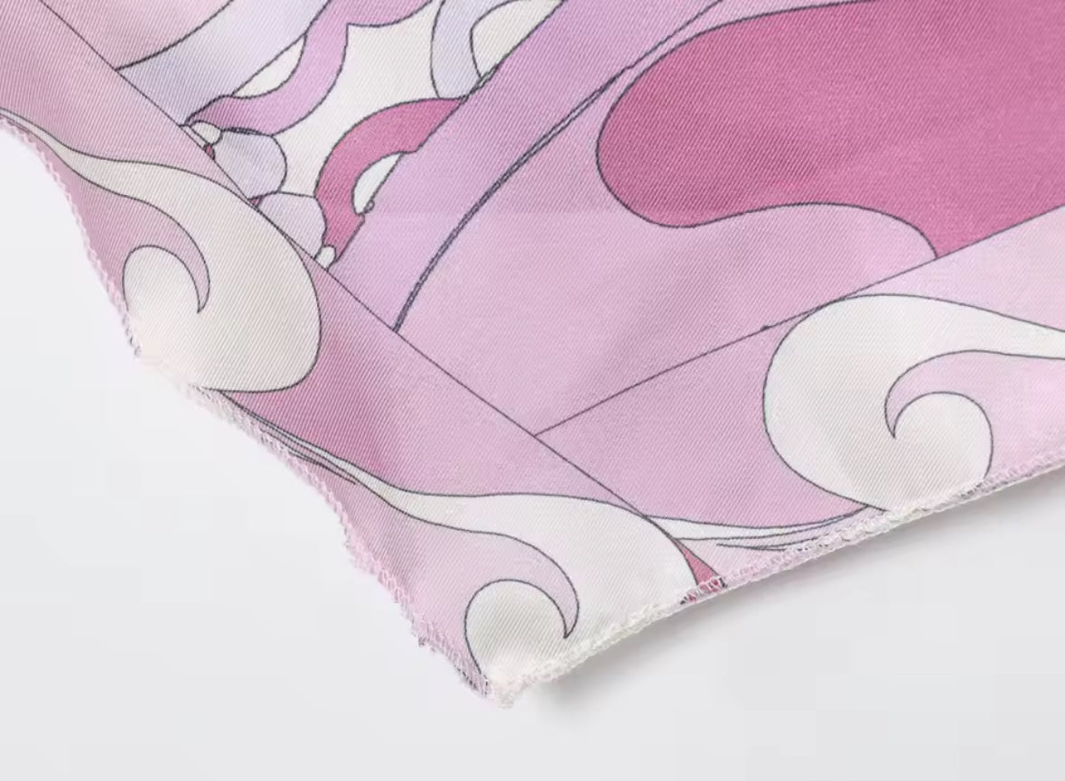 Amara Lilac Swirl Strapless Maxi Set