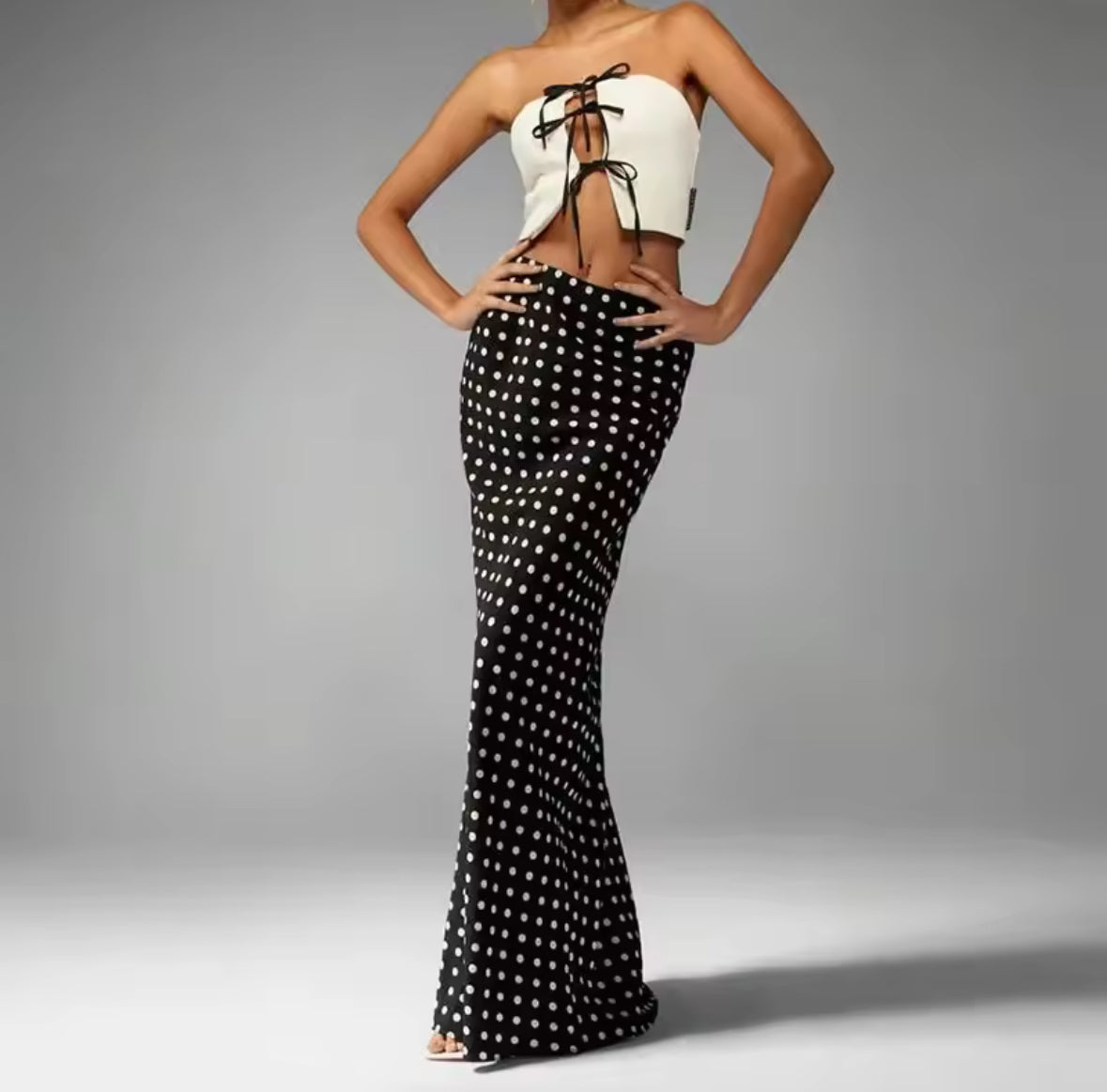 Luna Polka Dot Mermaid Skirt