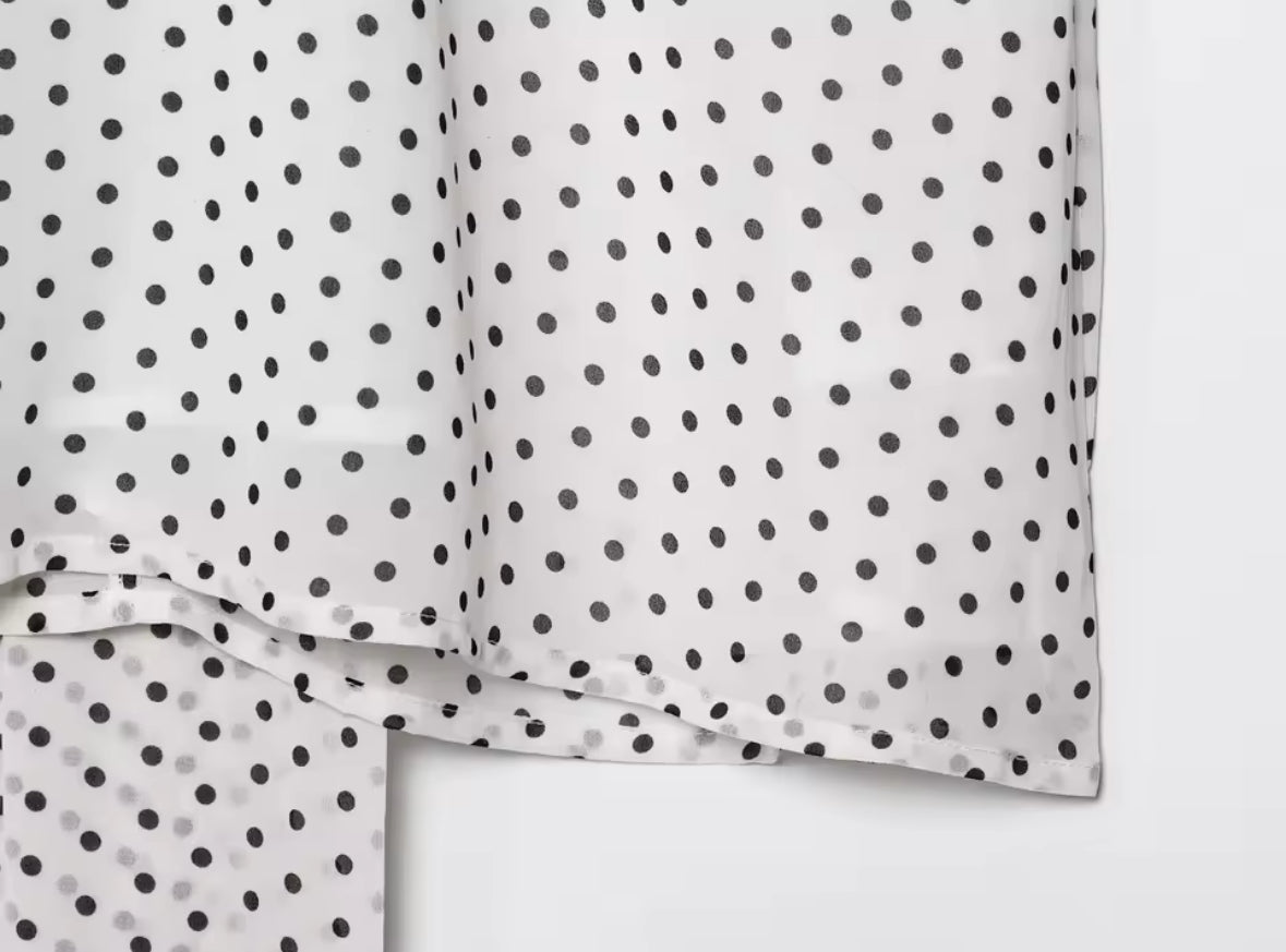 Liora Polka Dot Bow Halter Blouse