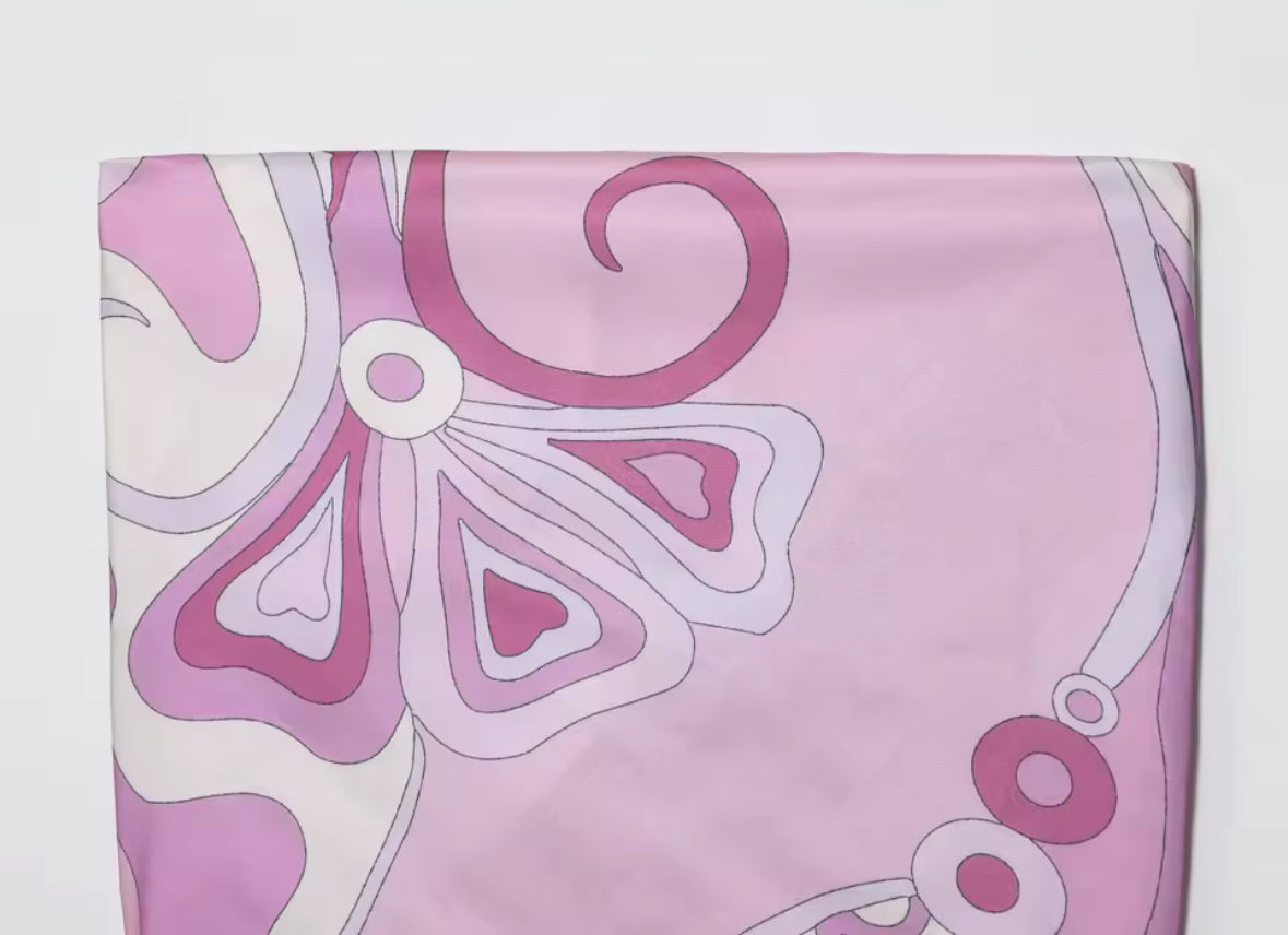 Amara Lilac Swirl Strapless Maxi Set