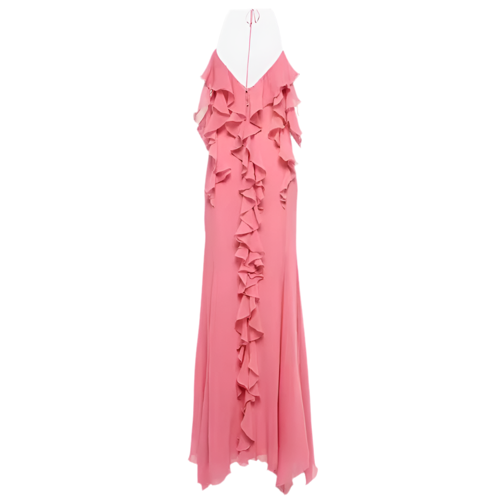 Amira Cascade Ruffle Maxi Dress