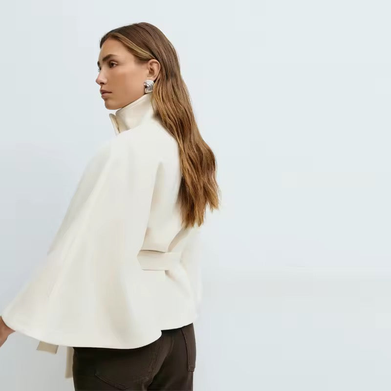 Marceline Belted Cape Jacket