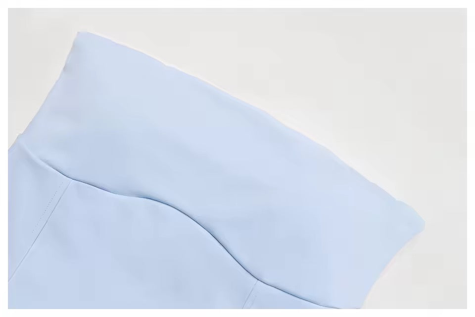 SYLA Breeze 2-Piece Set – Bandeau Top + Bubble Shorts