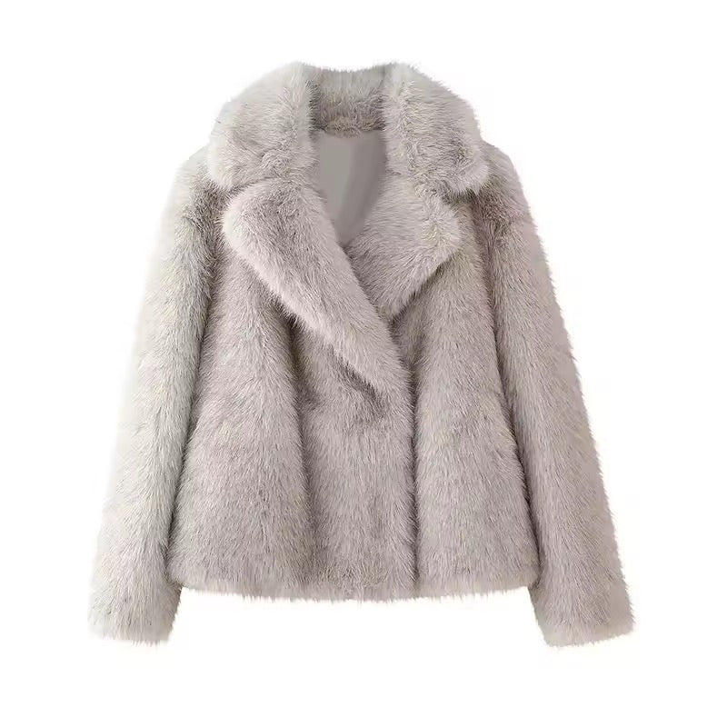 Lune Faux Fur Maxi Coat
