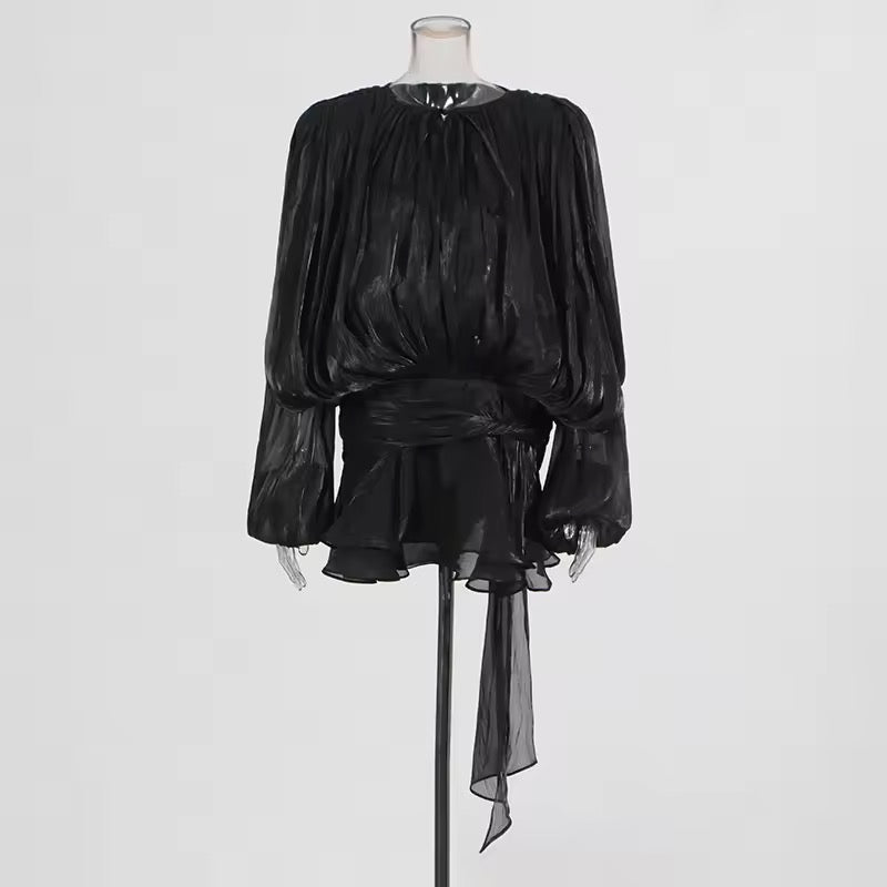 Valéa Draped Mini Dress Set