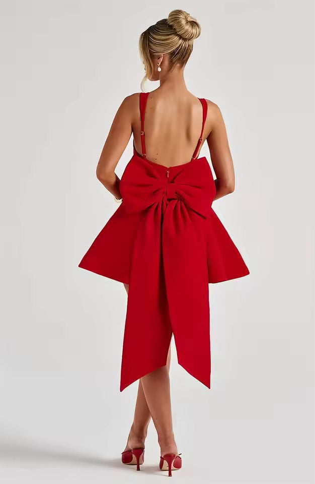 Élyse Bow Mini Dress