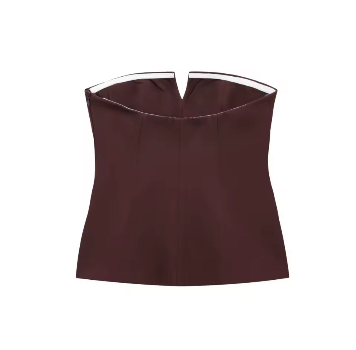 Celine Structured Strapless Pocket Corset Top