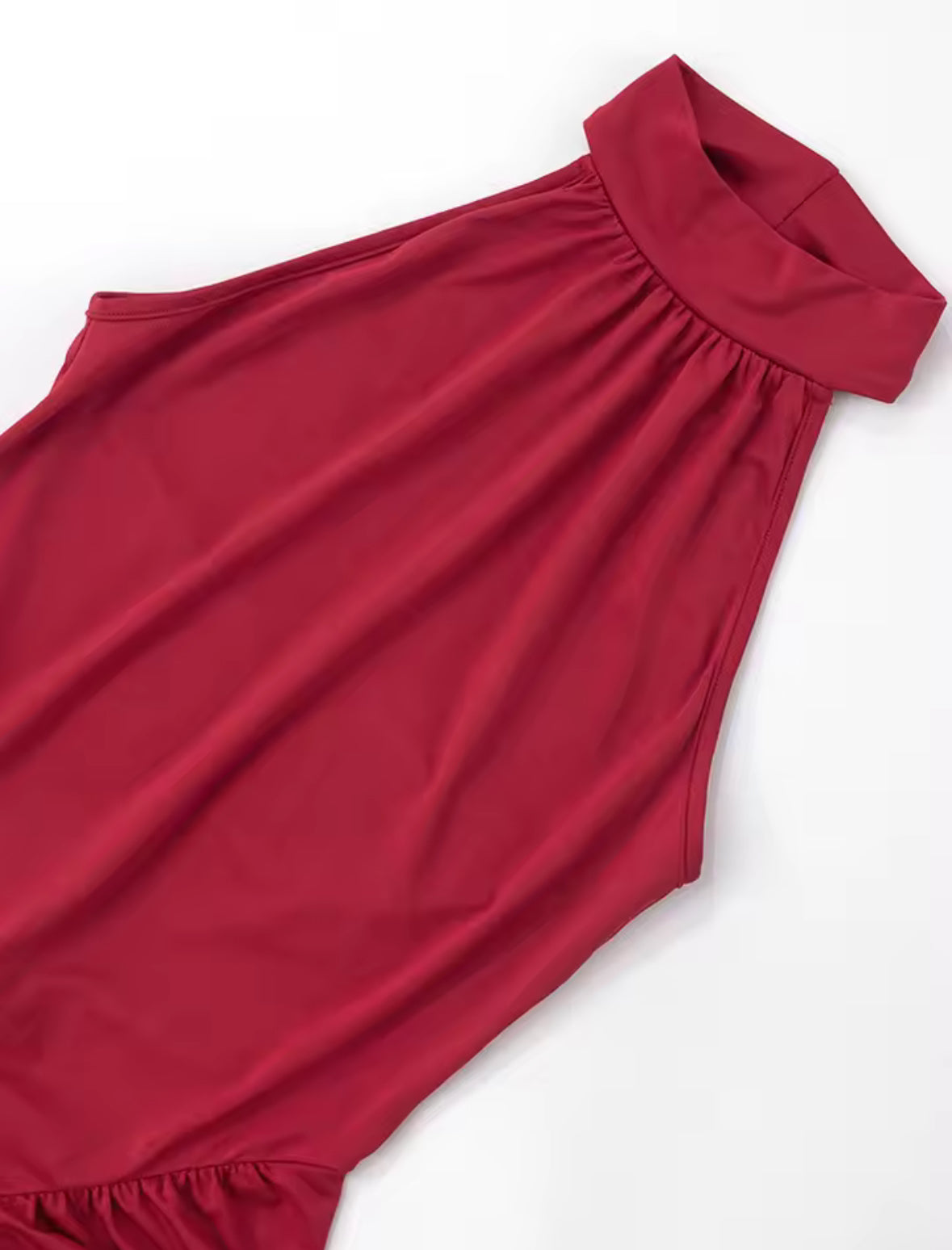 Odessa Pleated Strapless Maxi Dress