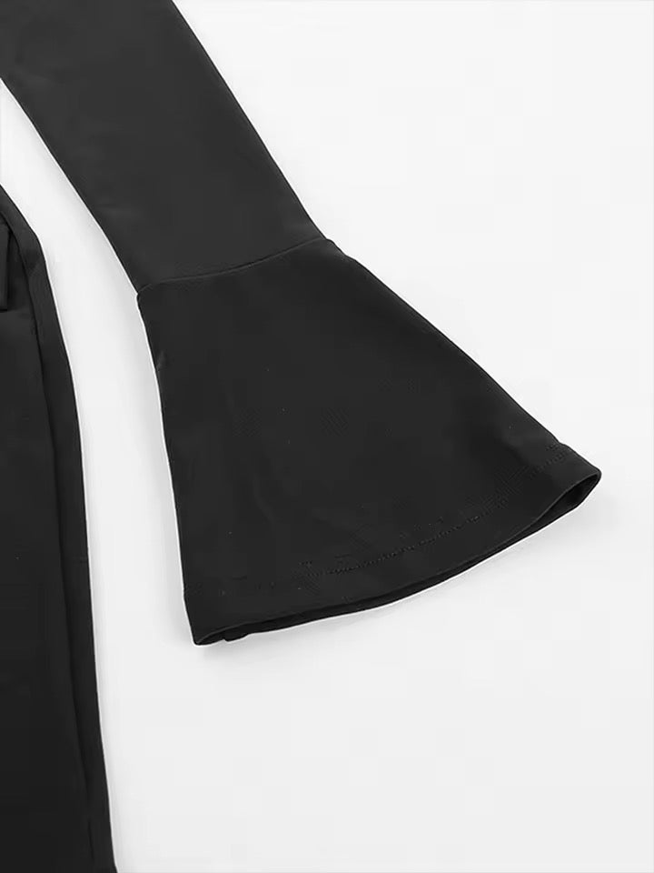 Vienna High Collar Mini Dress