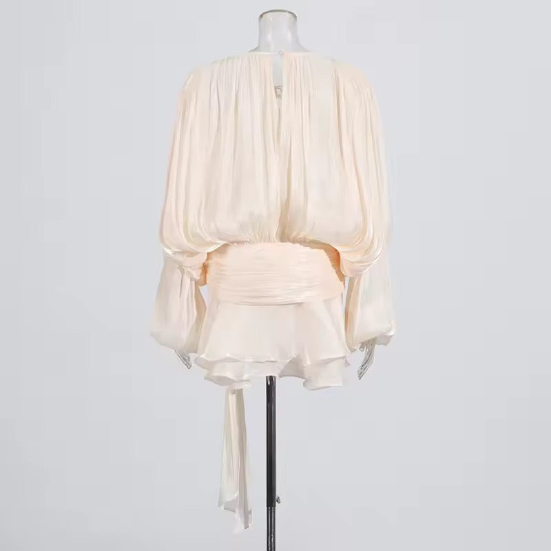 Valéa Draped Mini Dress Set