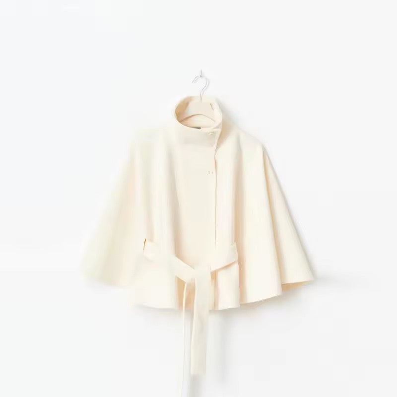 Marceline Belted Cape Jacket