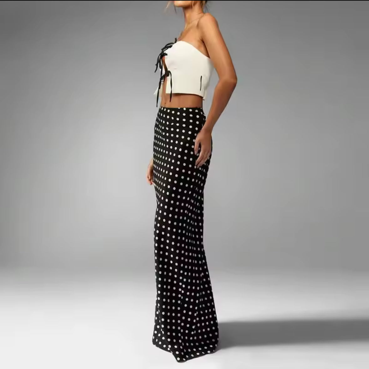 Luna Polka Dot Mermaid Skirt