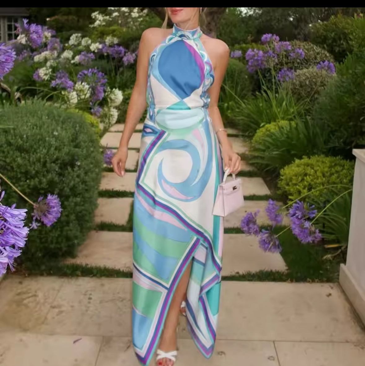 Elara Back-Tie Skirt Set