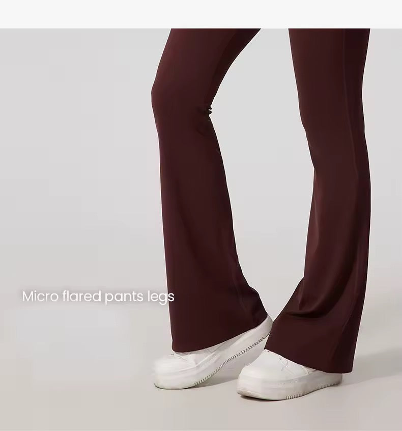 SYLA Solstice Jumpsuit – Off-Shoulder Long Sleeve Flared Leg