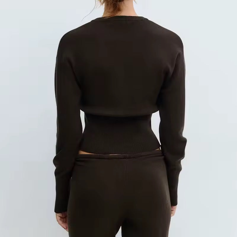 Haven Ribbed Button Lounge Set