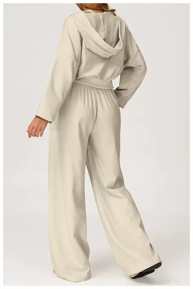 SYLA Cozy Motion 2-Piece Set – Zip Hoodie + SweatPants