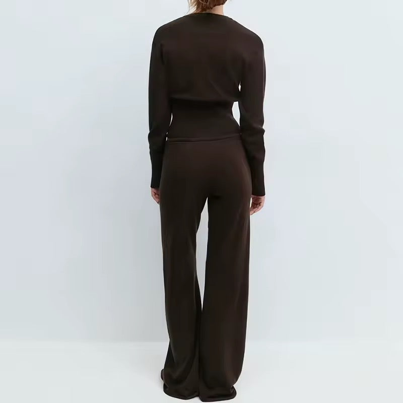 Haven Ribbed Button Lounge Set