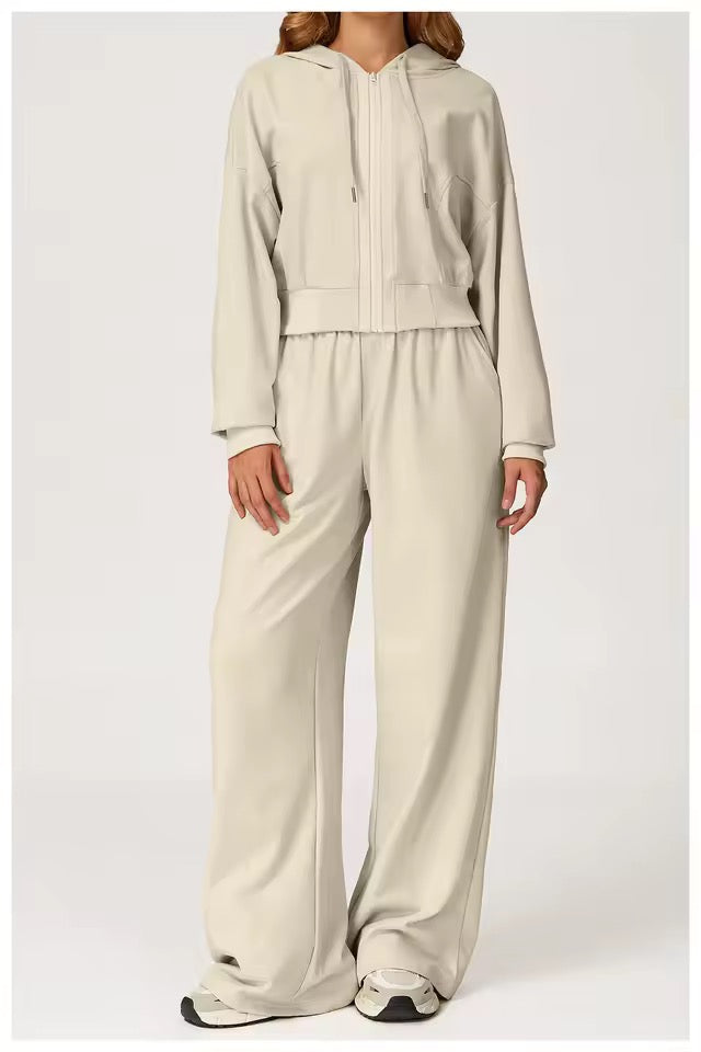 SYLA Cozy Motion 2-Piece Set – Zip Hoodie + SweatPants