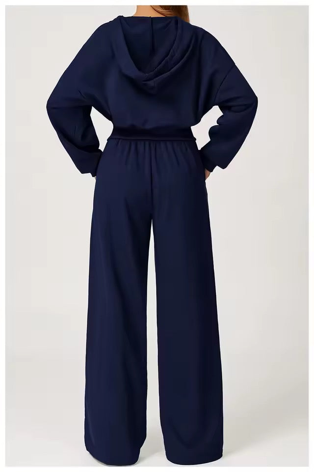 SYLA Cozy Motion 2-Piece Set – Zip Hoodie + SweatPants