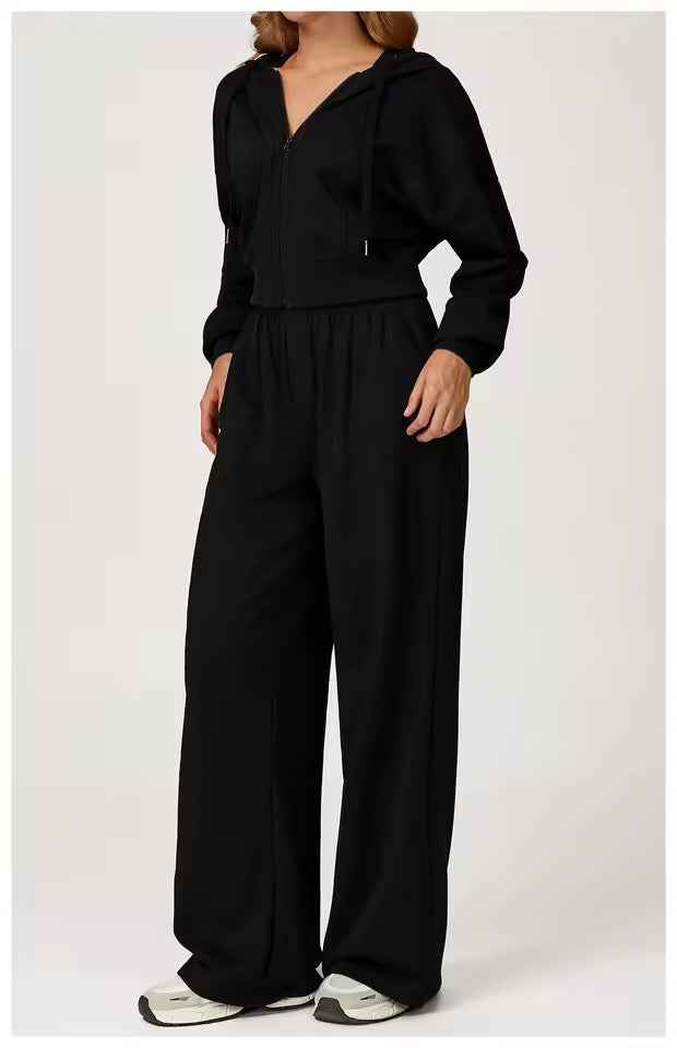 SYLA Cozy Motion 2-Piece Set – Zip Hoodie + SweatPants