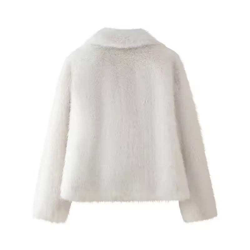Lune Faux Fur Maxi Coat