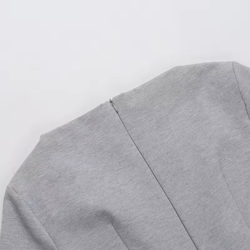 Grace High Neck A-line Mini Dress