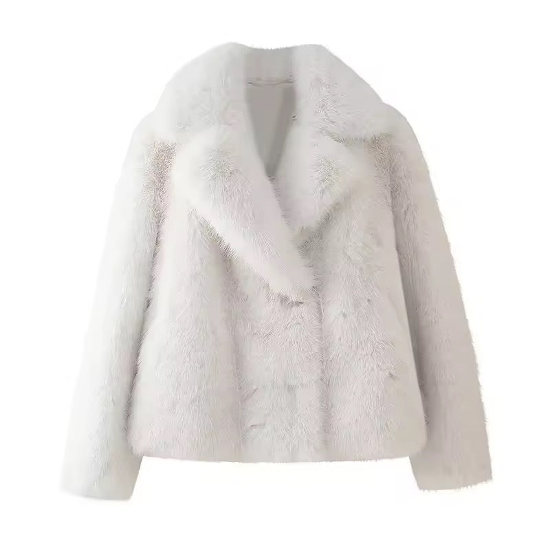 Lune Faux Fur Maxi Coat