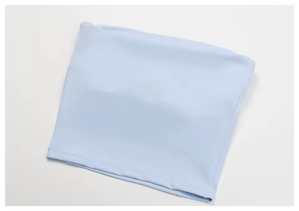 SYLA Breeze 2-Piece Set – Bandeau Top + Bubble Shorts