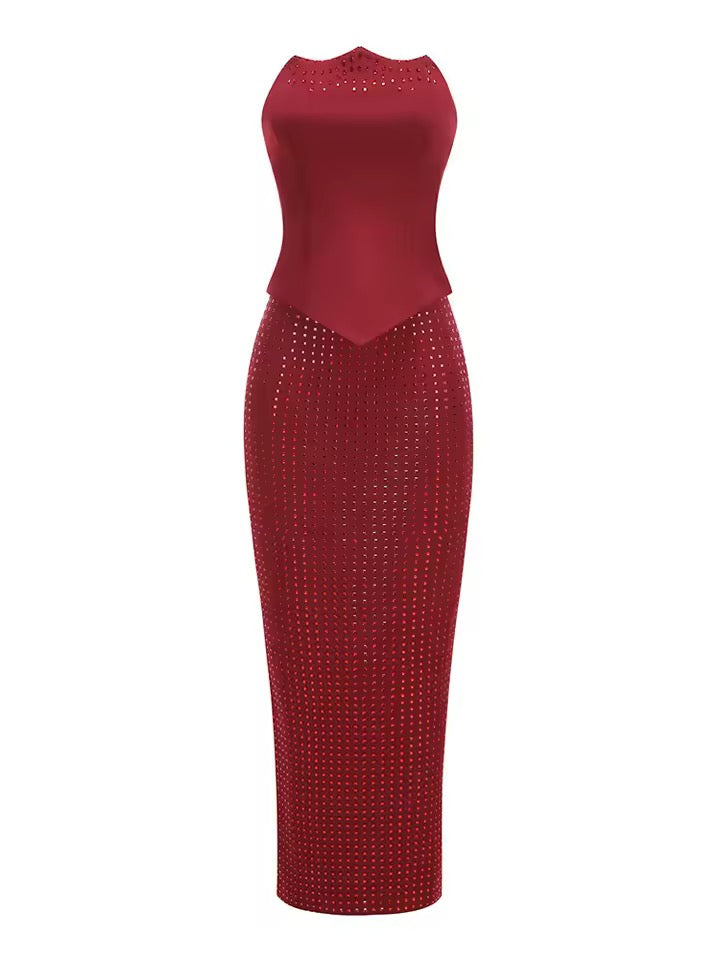 Arielle Crystal Corset Set