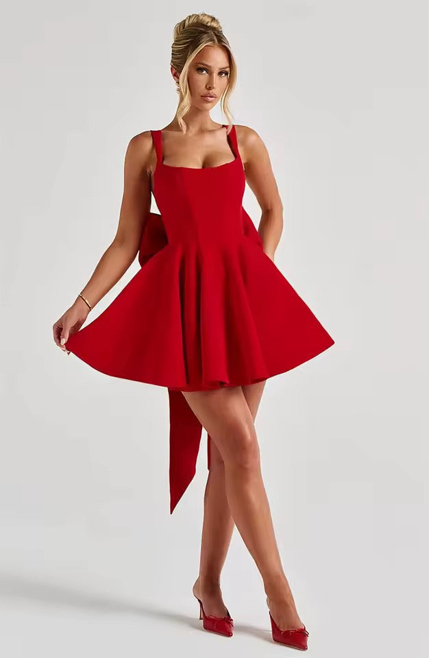 Élyse Bow Mini Dress