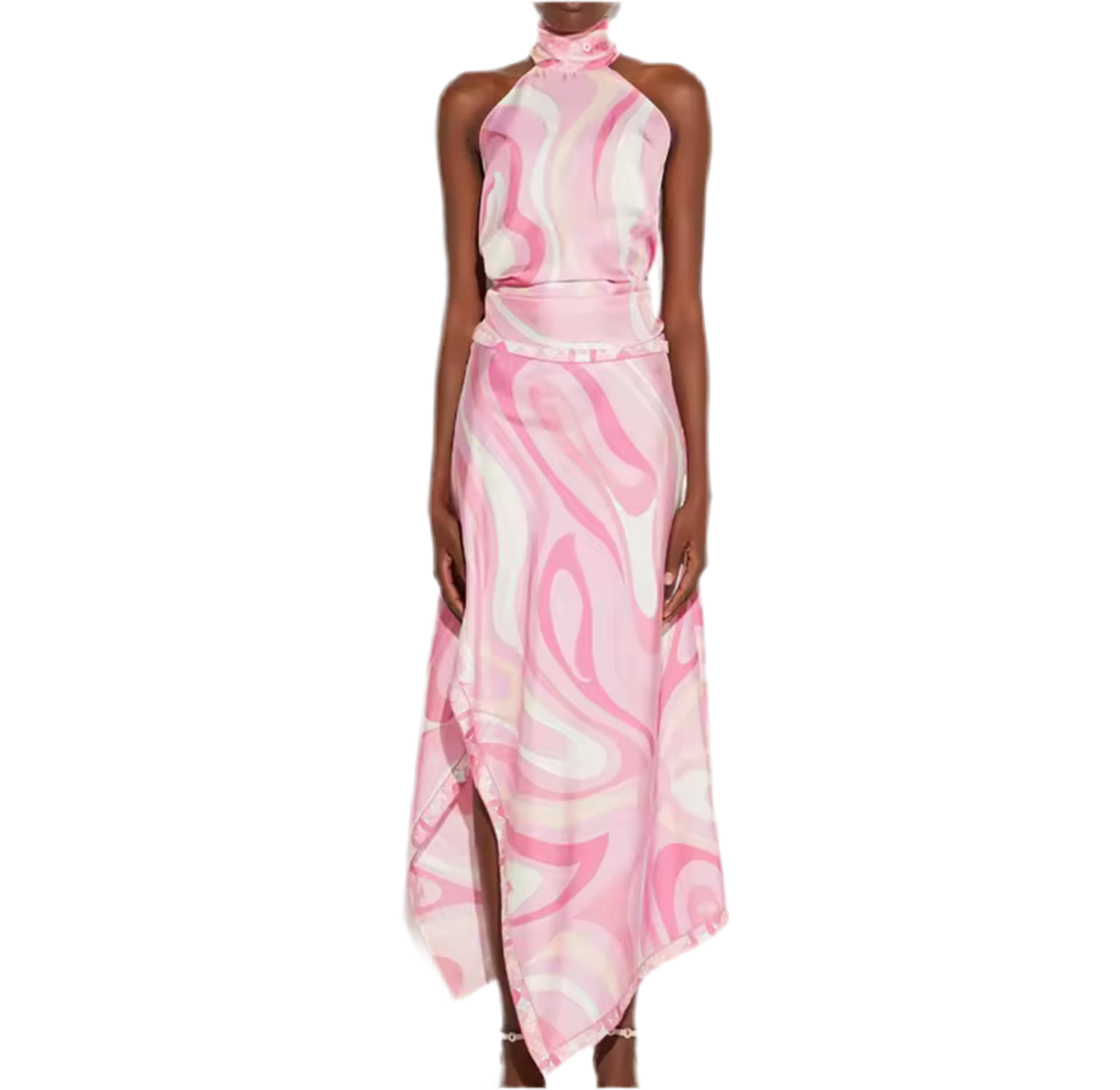 Elara Back-Tie Skirt Set
