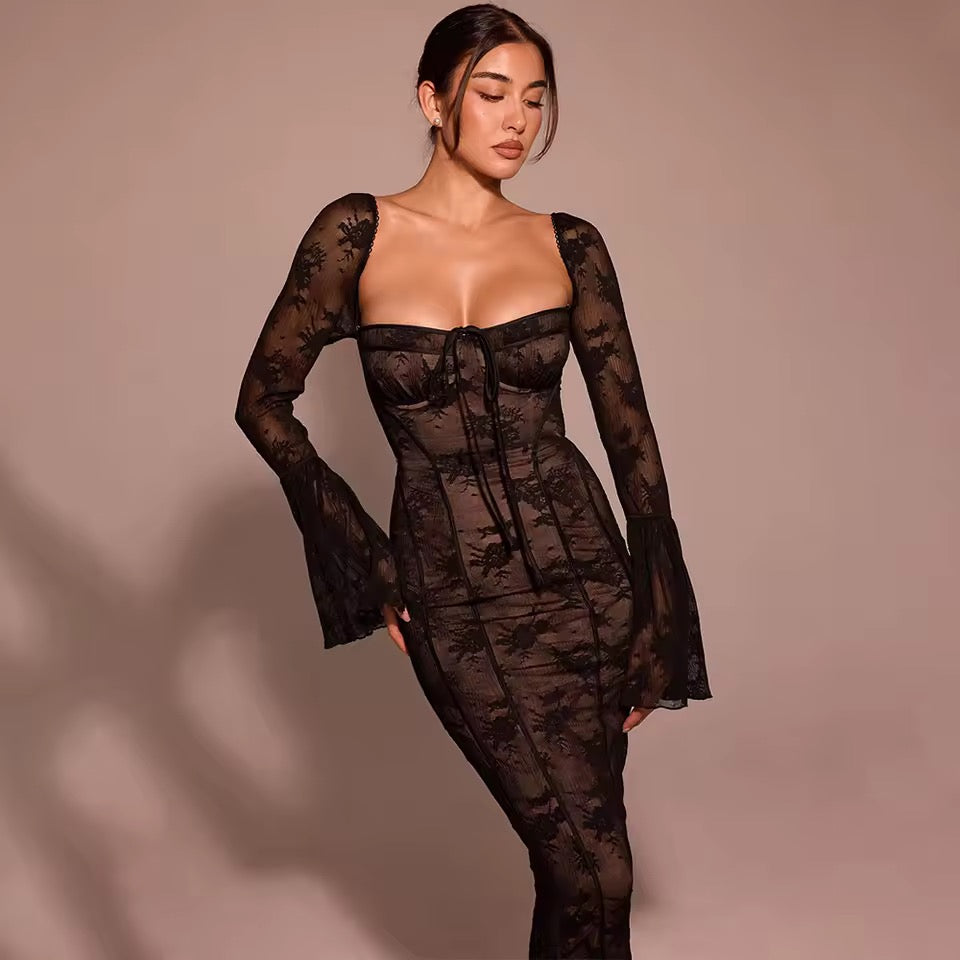 Elaria Lace Corset Dress