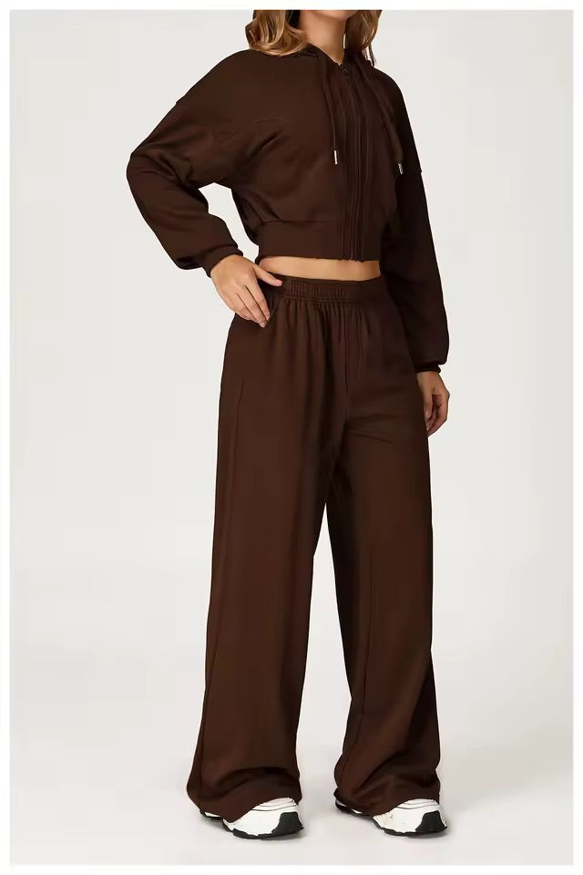 SYLA Cozy Motion 2-Piece Set – Zip Hoodie + SweatPants