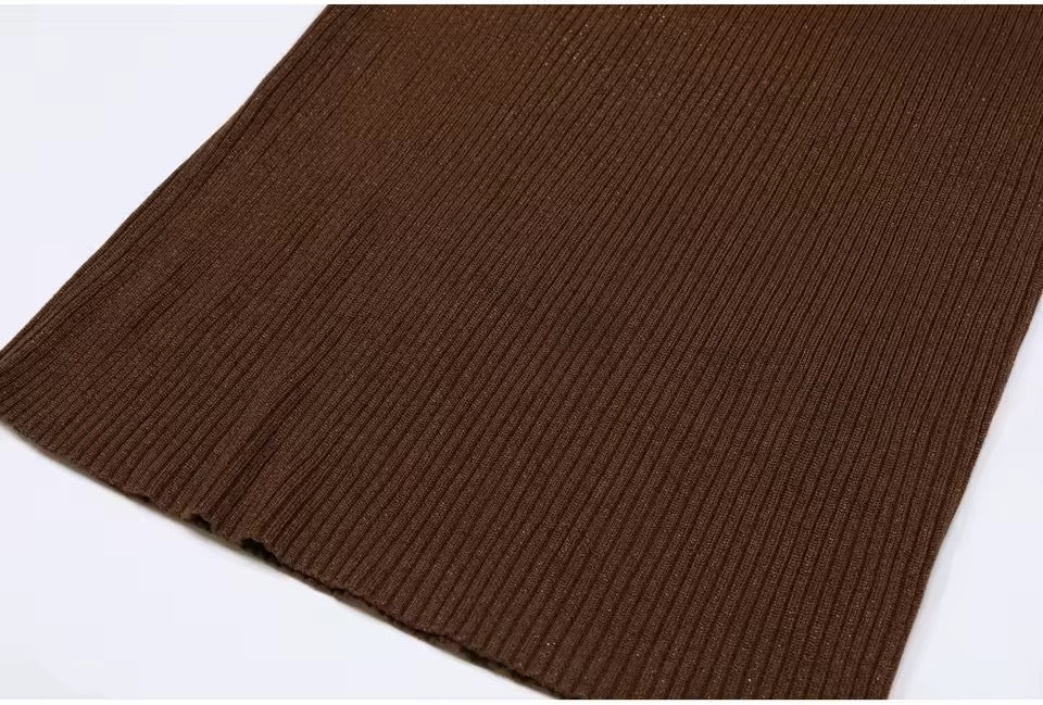 Noéline Buttoned Knit Midi Dress