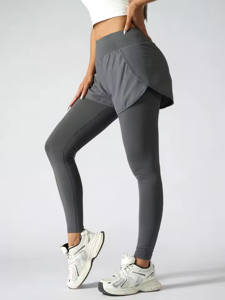 SYLA Veil Leggings – 2-in-1 Skirted Performance Pants