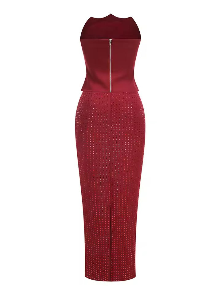 Arielle Crystal Corset Set